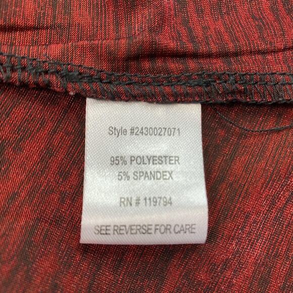 One World Tunic Top Womens 3X Red Black Embellished Flowy Boho Whimsigoth Witchy - Picture 10 of 15